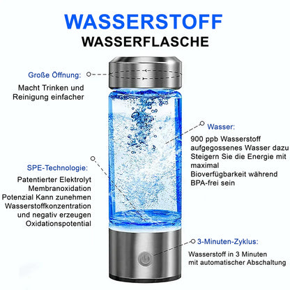 Wasserstoff Wasserflasche